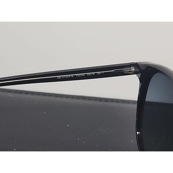 Vintage GUCCI Sunglasses Black GG3733/F/S Y6CHD 58 □ 16 140 main image 7